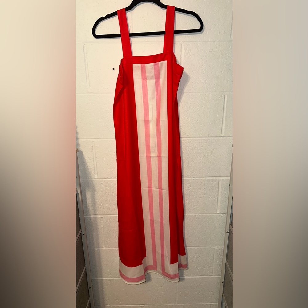 Striped Maxi Beach Cover Up - Picture 3 of 4